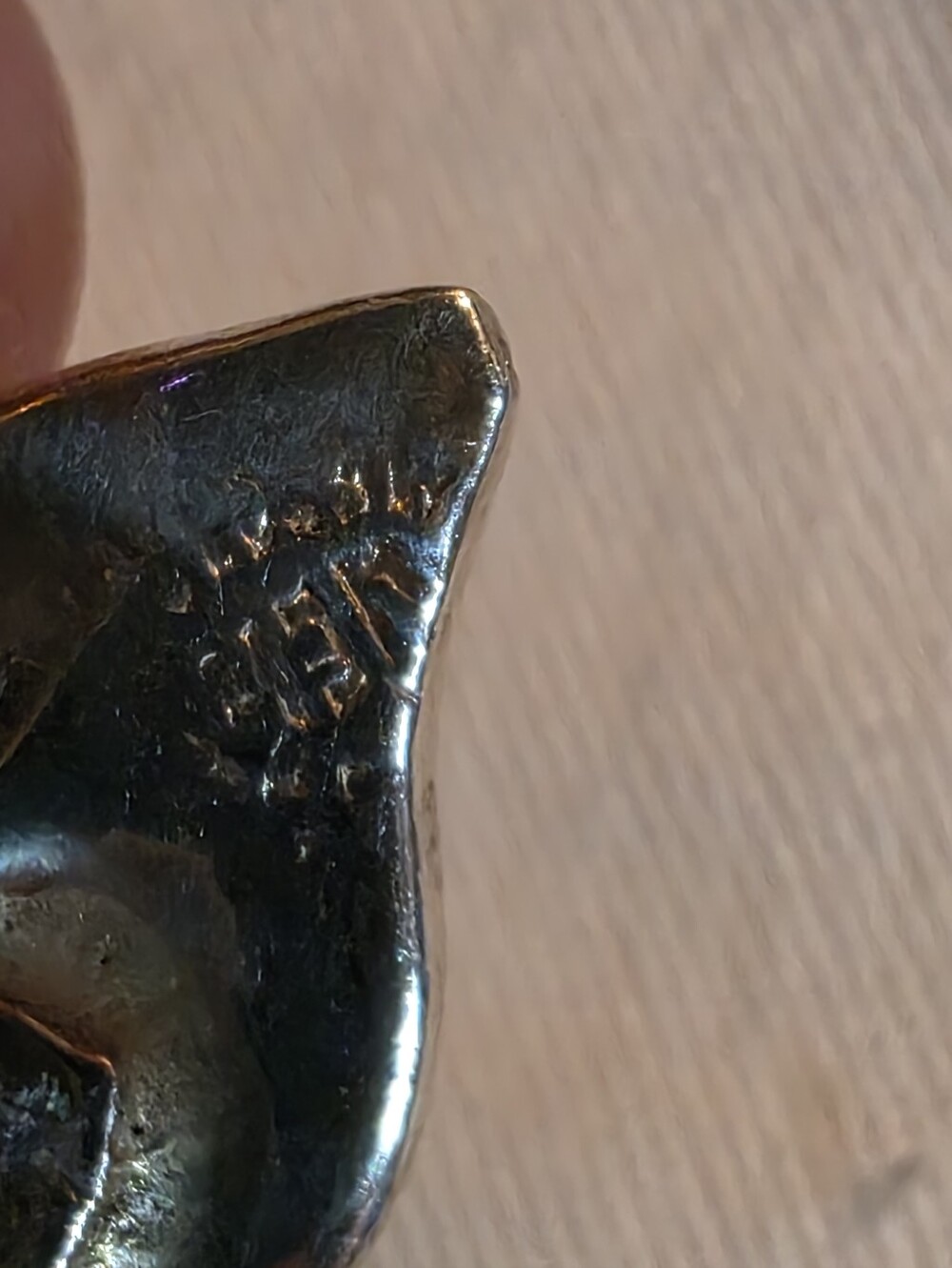 Vintage Mexico Silver Abalone Shell Double Leaf Bypass Ring Size 10 - Picture 4 of 4